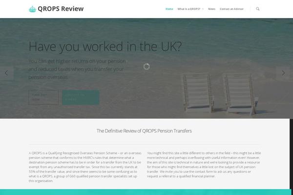 WordPress website example screenshot