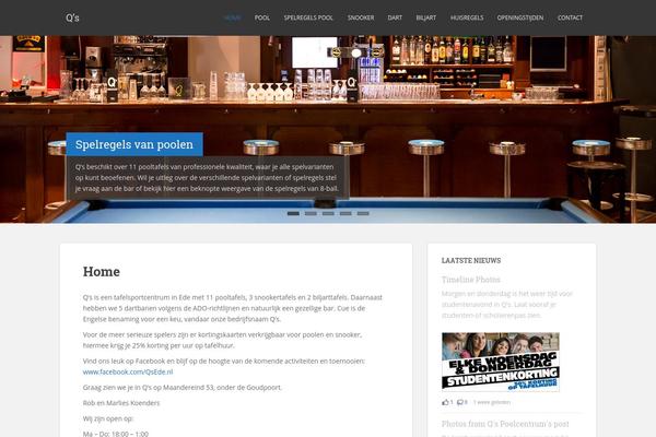 Sparkling theme site design template sample