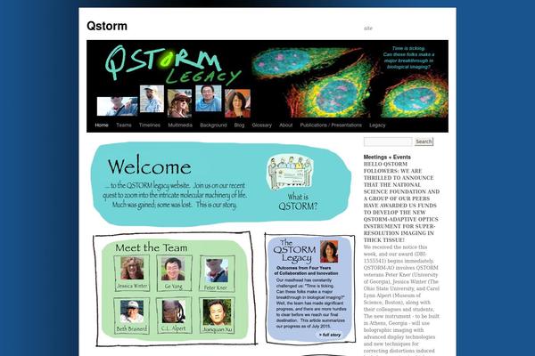 qstorm.org site used Qstorm-theme