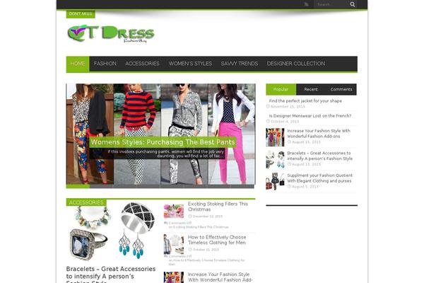 Jarida theme site design template sample