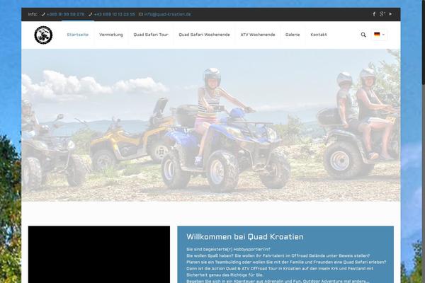 Adventure theme site design template sample