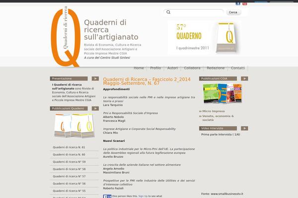 quaderniartigianato.com site used Quaderni