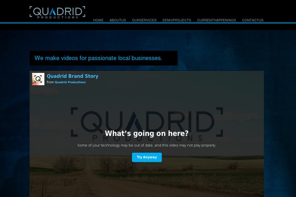 quadrid.com site used The Ken