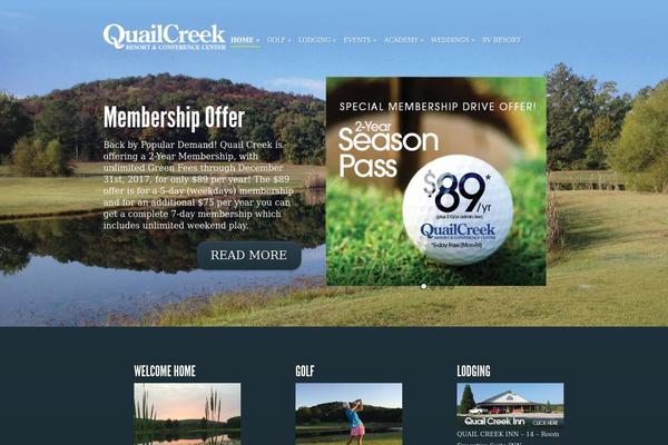 quailcreek.com site used Fusion