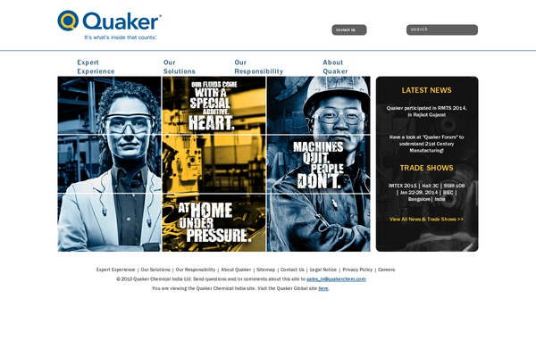 quakerchemindia.com site used Quakerchem