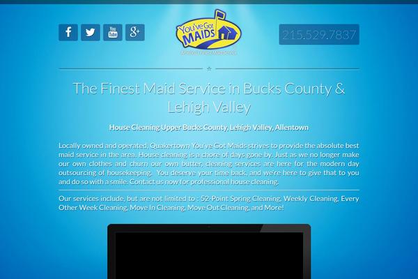 quakertownmaids.com site used Youve-got-maids-wp