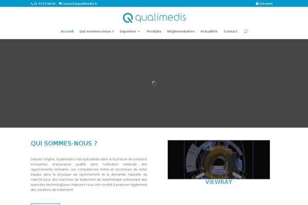 qualimedis.fr site used Divi2.4.4-child
