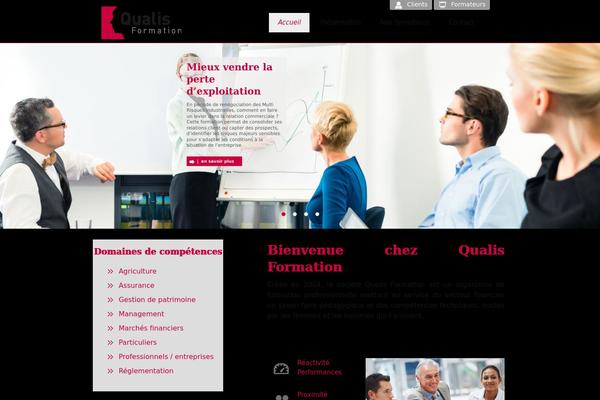 Qualis theme site design template sample