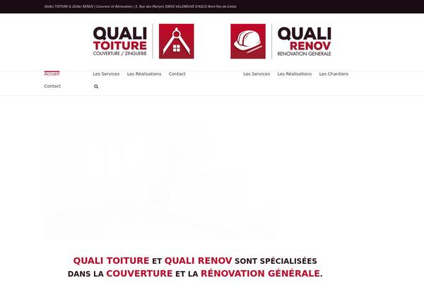 WordPress website example screenshot