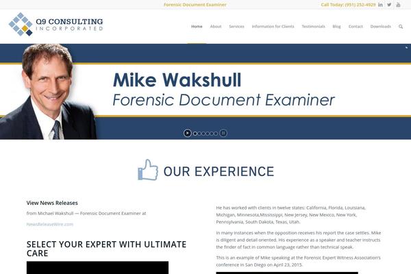 WordPress website example screenshot