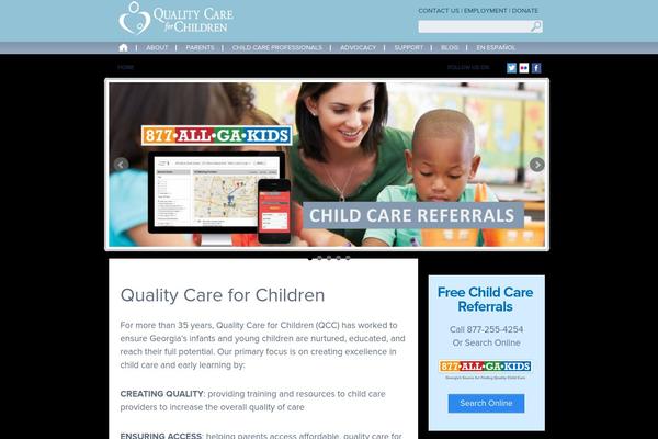 qualitycareforchildren.org site used Qcc