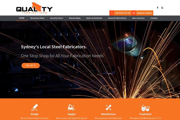 Zephyr theme site design template sample