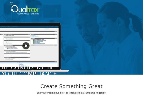 qualtrax.com site used Qualtrax