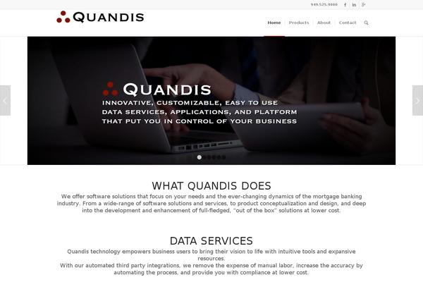 Enfold theme site design template sample