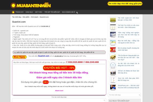 Muabantenmien theme site design template sample
