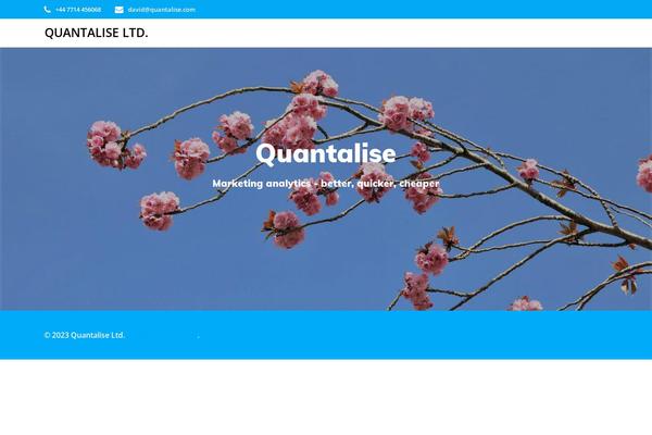 quantalise.com site used Mesmerize