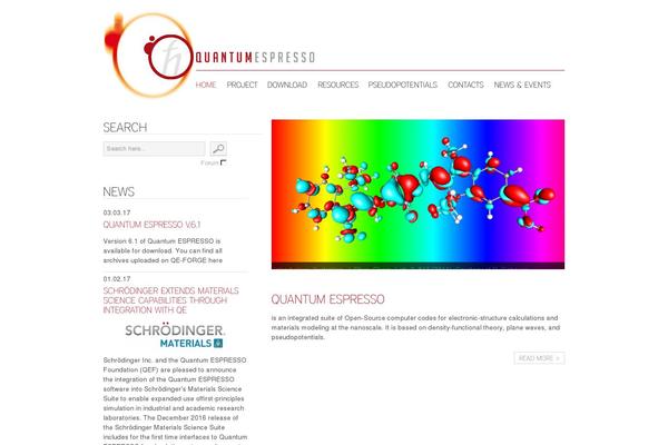 quantum-espresso.org site used Concho