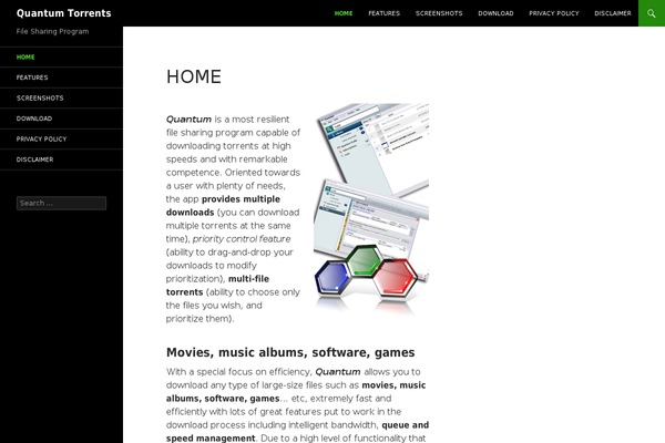 WordPress website example screenshot