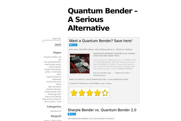 quantumbender.com site used Fiver