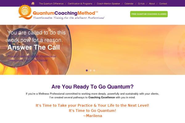 Quantum theme site design template sample
