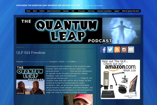 quantumleappodcast.com site used Newslay