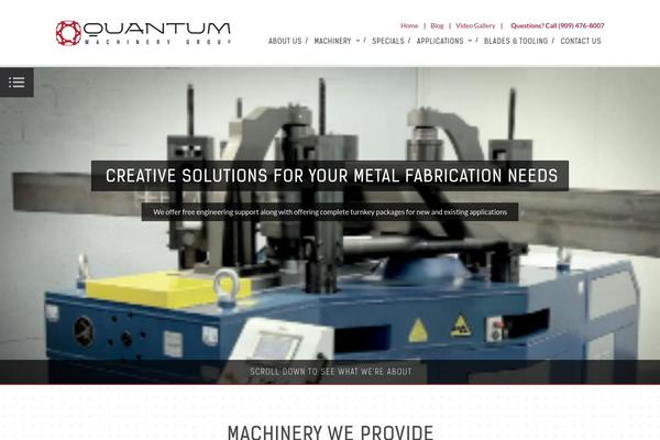Quantum theme site design template sample