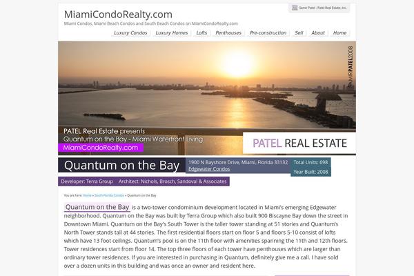 quantumonthebay.com site used Condos