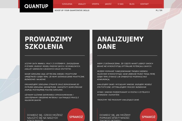 Quantup theme websites examples