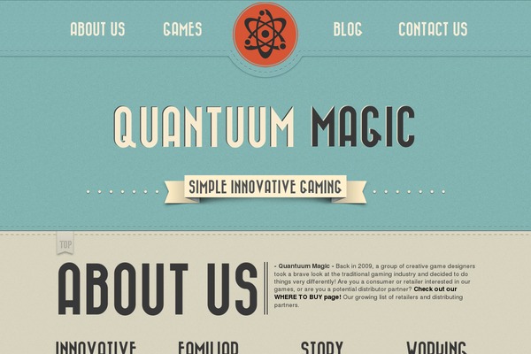 quantuummagic.com site used Retro