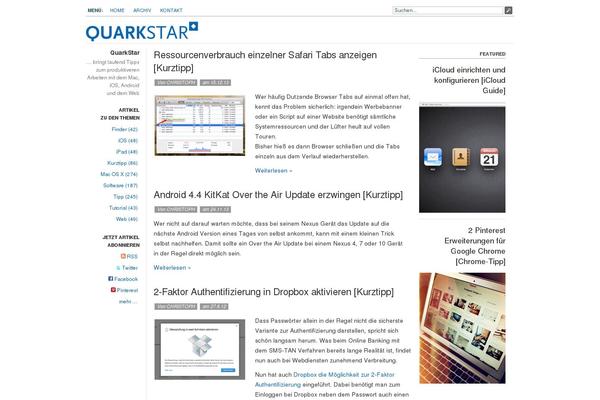 quarkstar.at site used Quarkstar3