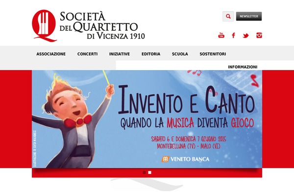quartettovicenza.org site used Quartetto-new