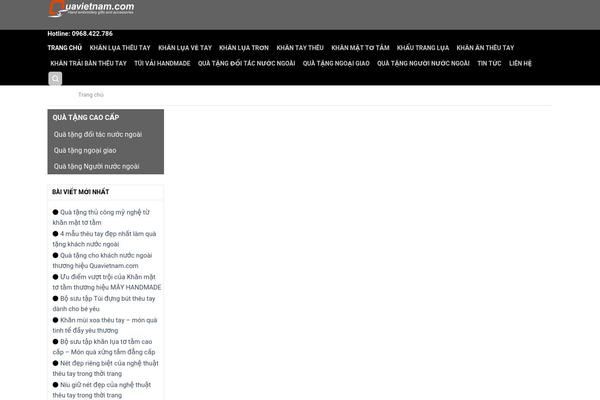 WordPress website example screenshot