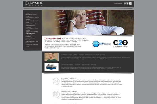 WordPress website example screenshot