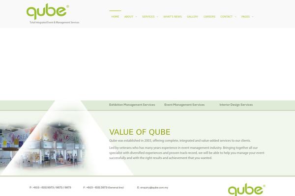 Suffice theme site design template sample