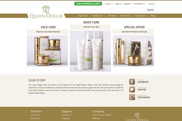 queenodelia.com site used Cb-cosmetico