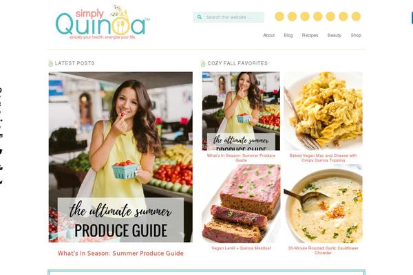 queenofquinoa.me site used Quinoa