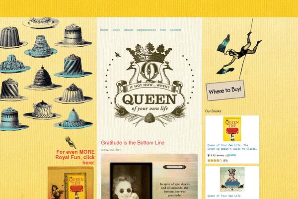 queenofyourownlife.com site used Queen