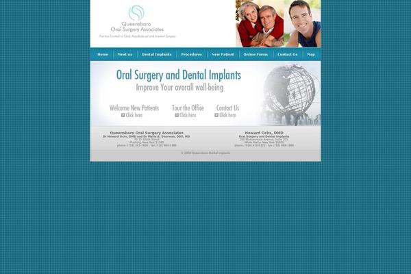 Default theme site design template sample