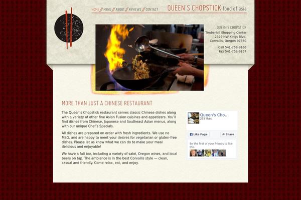 WordPress website example screenshot