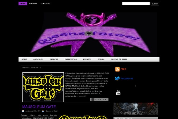 queensofsteel.com site used Bliver