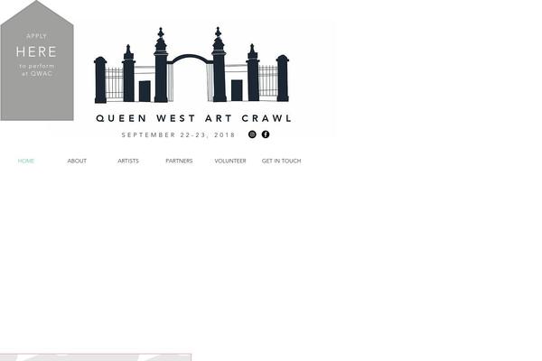 queenwestartcrawl.com site used Dt-the7_v2