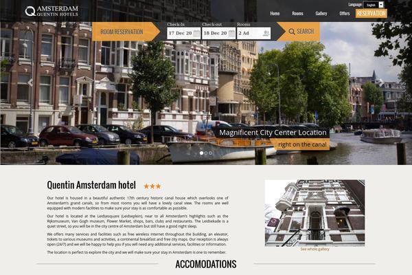 quentinamsterdam.com site used Innshotel