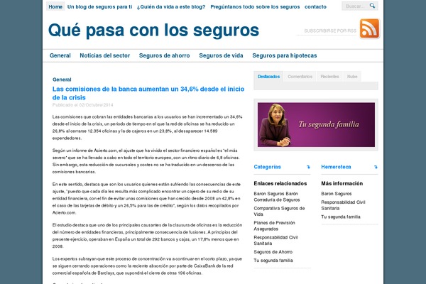 quepasaconlosseguros.com site used Baron-blog