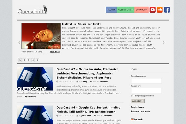 querschrift.de site used Querschrift_bootstrap
