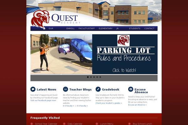 Quest theme site design template sample