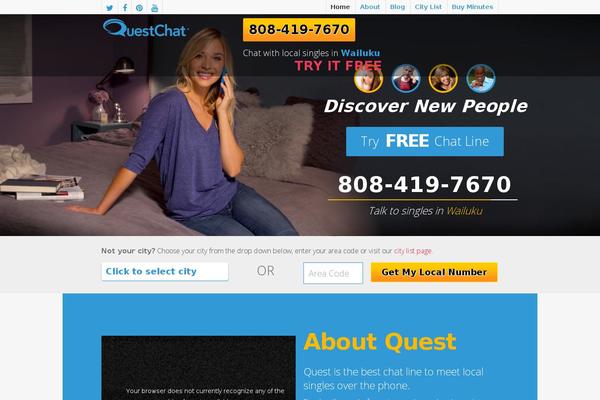 questchat.com site used Salient