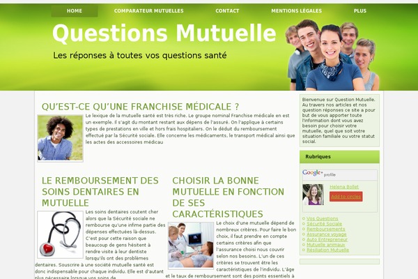 questions-mutuelle.fr site used Questionmutuelle2