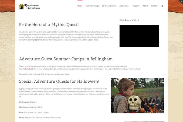 Avada theme site design template sample