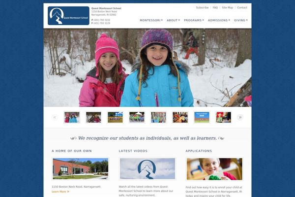 questschool.org site used Questmontessori