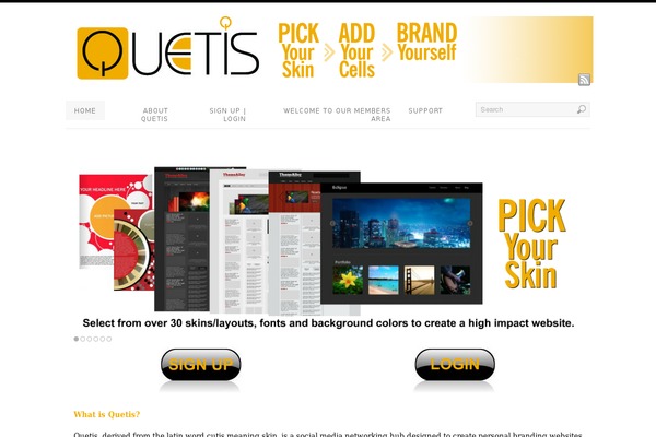 quetis.com site used Platform